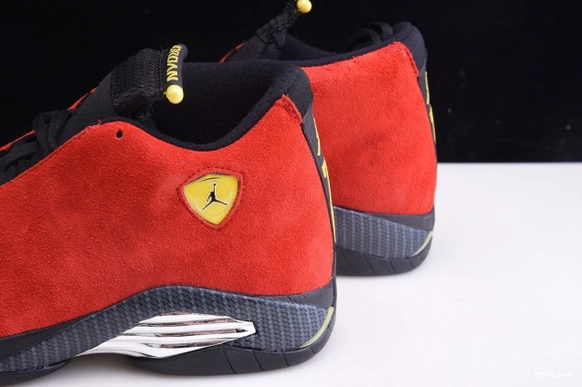 Reps TBkick Air 654459-670 Red Challenge Jordan 14 Retro 0709